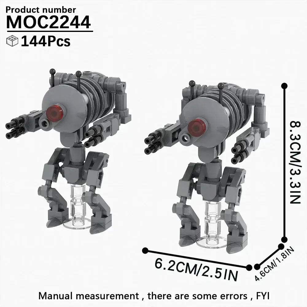 Space Droid Building Block Set Model Kit For Kids Learning - ToylandEU
