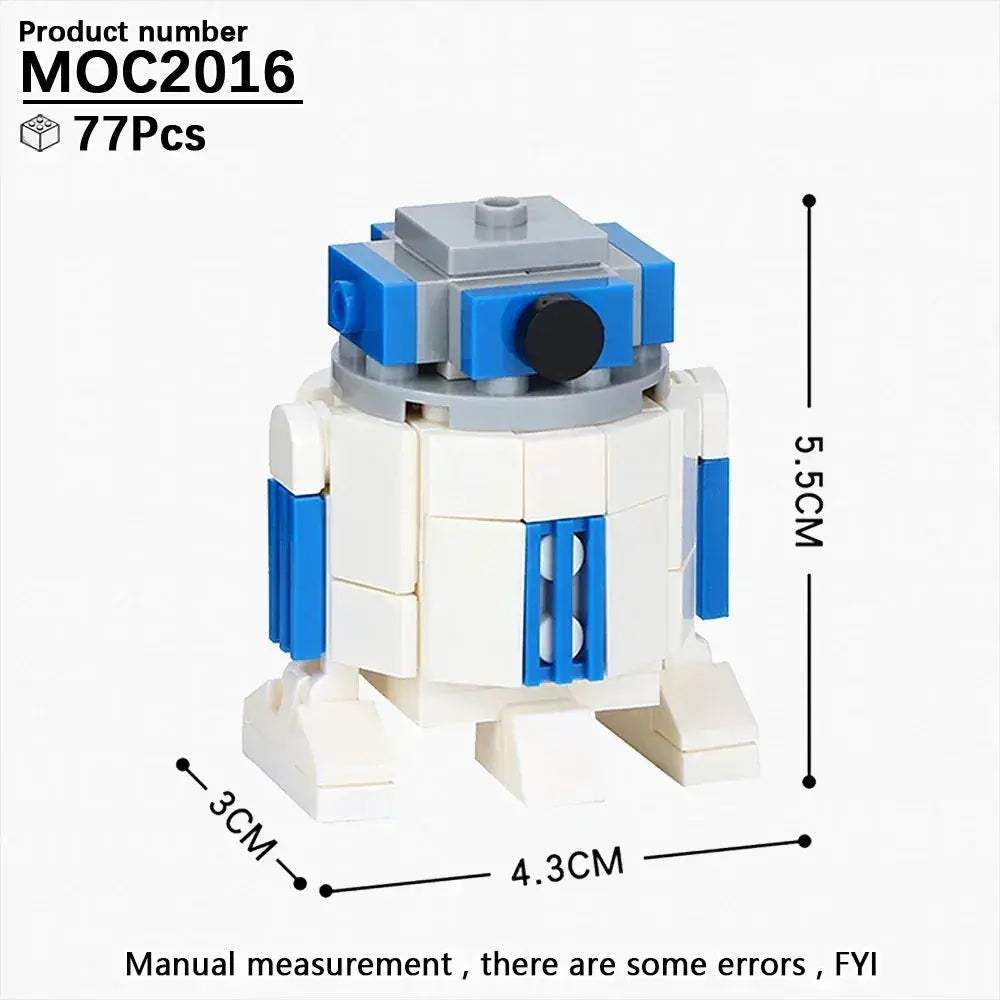 Space Droid Building Block Set Model Kit For Kids Learning - ToylandEU