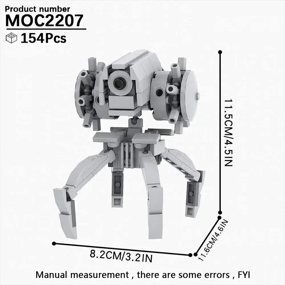Space Droid Building Block Set Model Kit For Kids Learning - ToylandEU