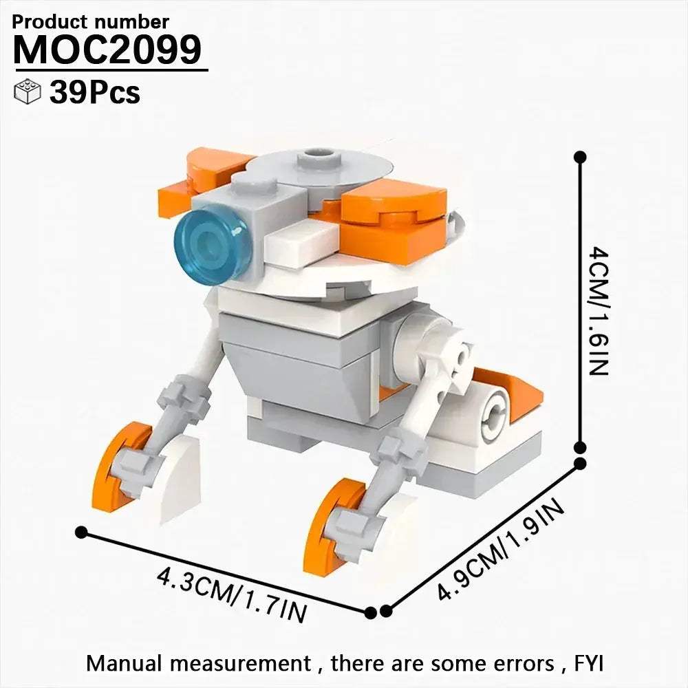Space Droid Building Block Set Model Kit For Kids Learning - ToylandEU