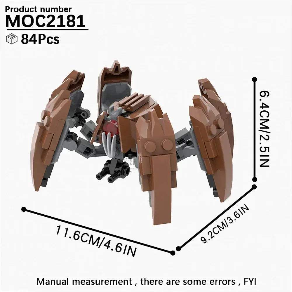 Space Droid Building Block Set Model Kit For Kids Learning - ToylandEU