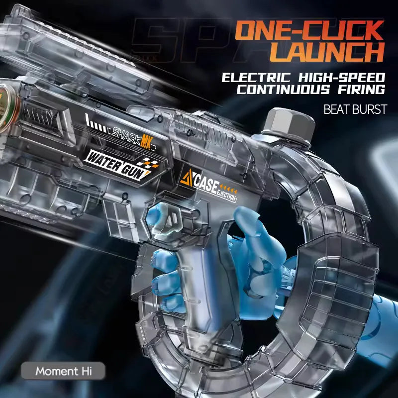  Space Electric Water Gun LED Lights Large Capacity 