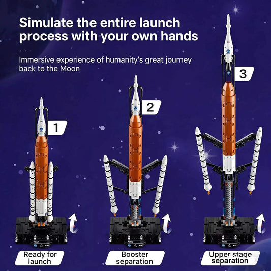  Space Launch Rocket Building Blocks Kit Lego Compatible -  ToylandEU™