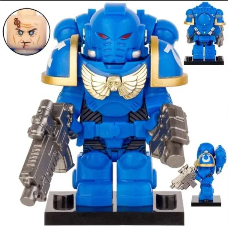 Affordable Space Marines Ultra Marine Figure For Warhammer 40K Collectors - ToylandEU