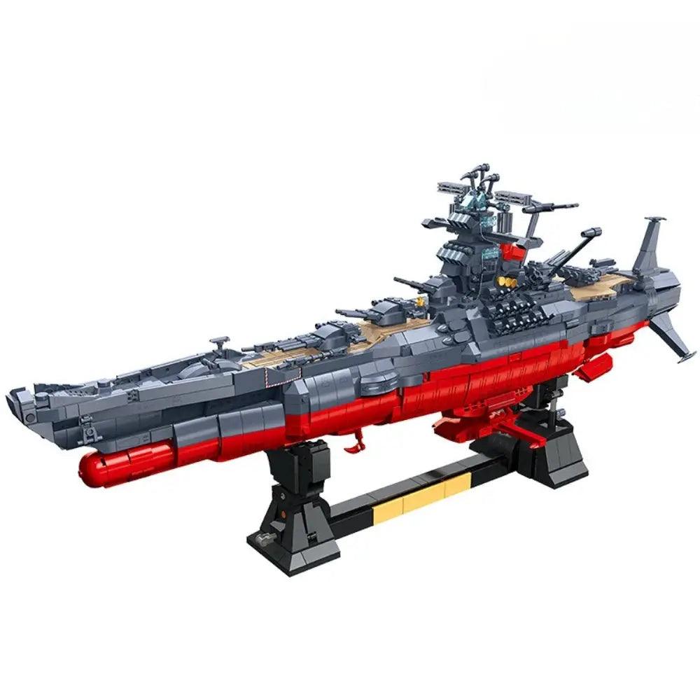  Space Ship Battleship Building Blocks Set With Lights -  ToylandEU™