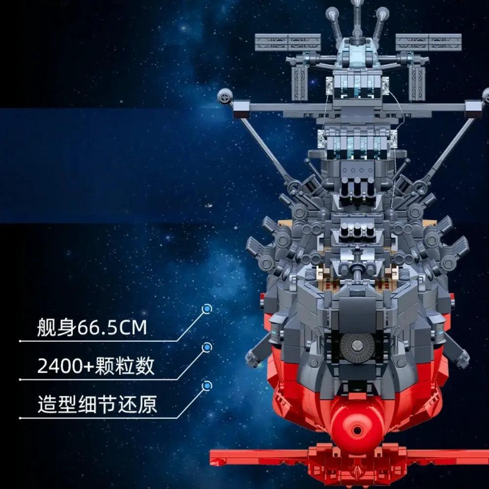  Space Ship Battleship Building Blocks Set With Lights -  ToylandEU™