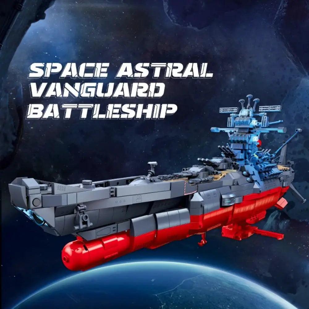  Space Ship Battleship Building Blocks Set With Lights -  ToylandEU™