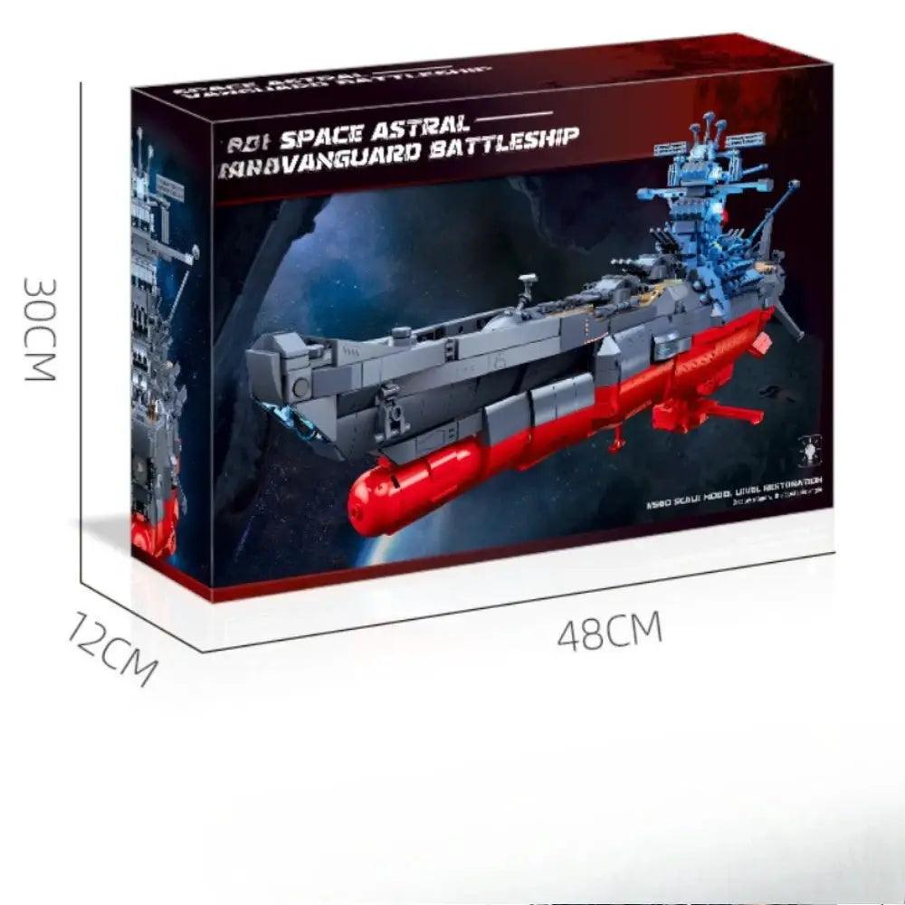  Space Ship Battleship Building Blocks Set With Lights -  ToylandEU™