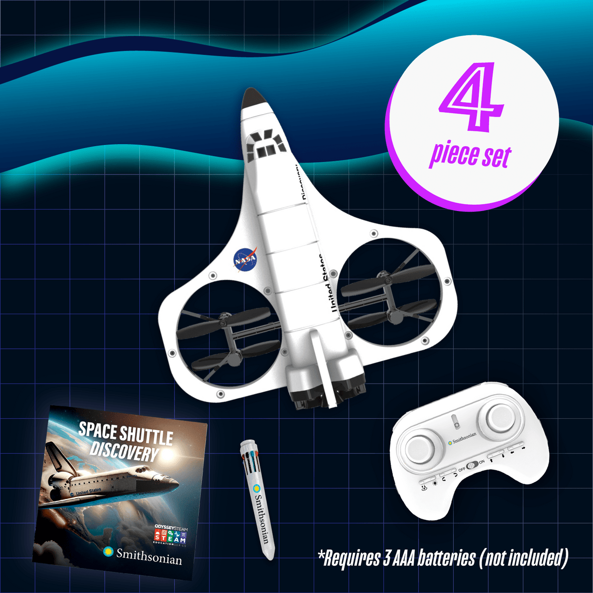 Space Shuttle Drone | Remote Control | Toylandeu™
