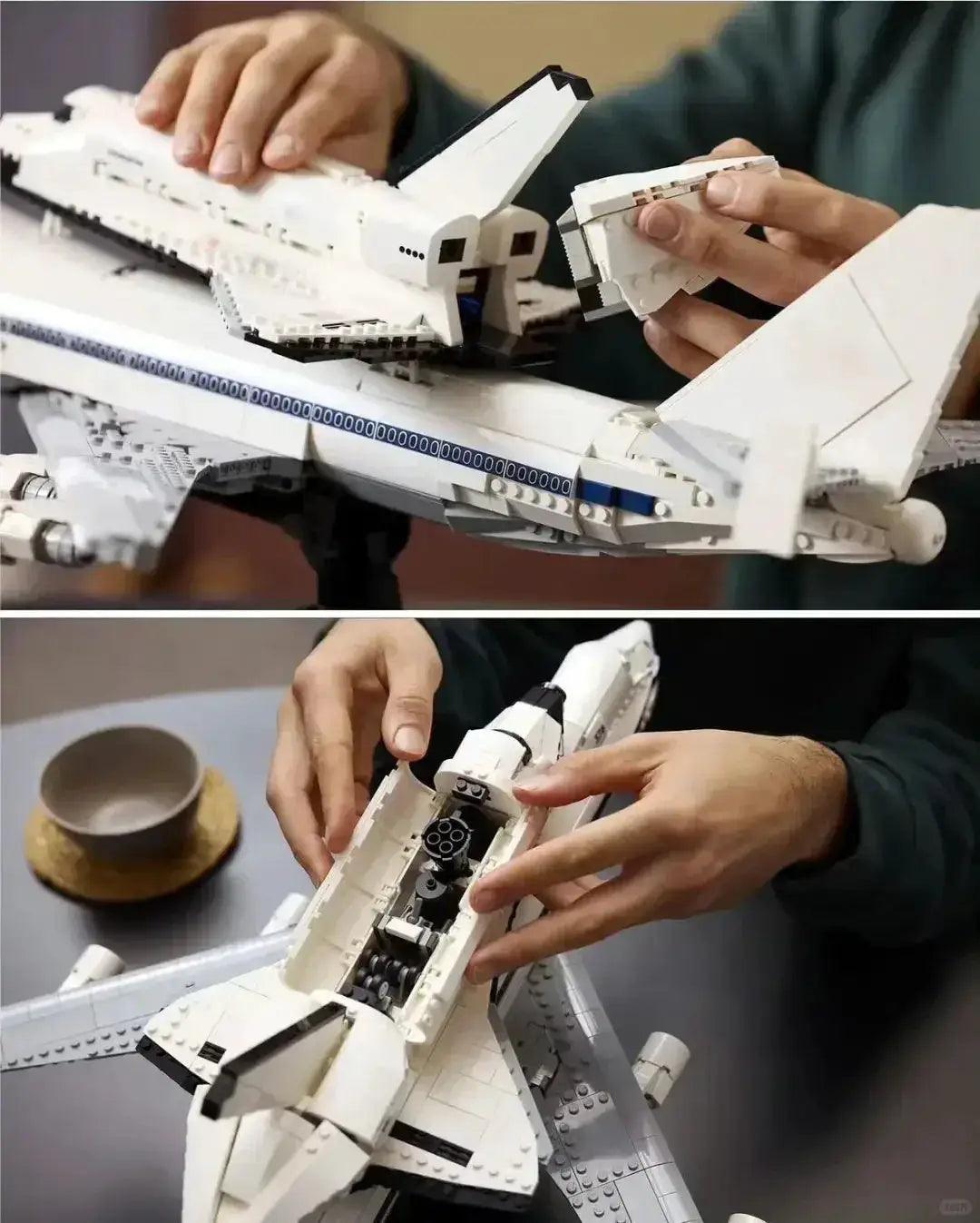  Space Shuttle Model Building Bricks Toy Kids STEM -  ToylandEU™