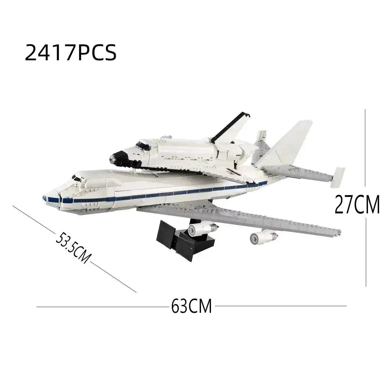  Space Shuttle Model Building Bricks Toy Kids STEM -  ToylandEU™