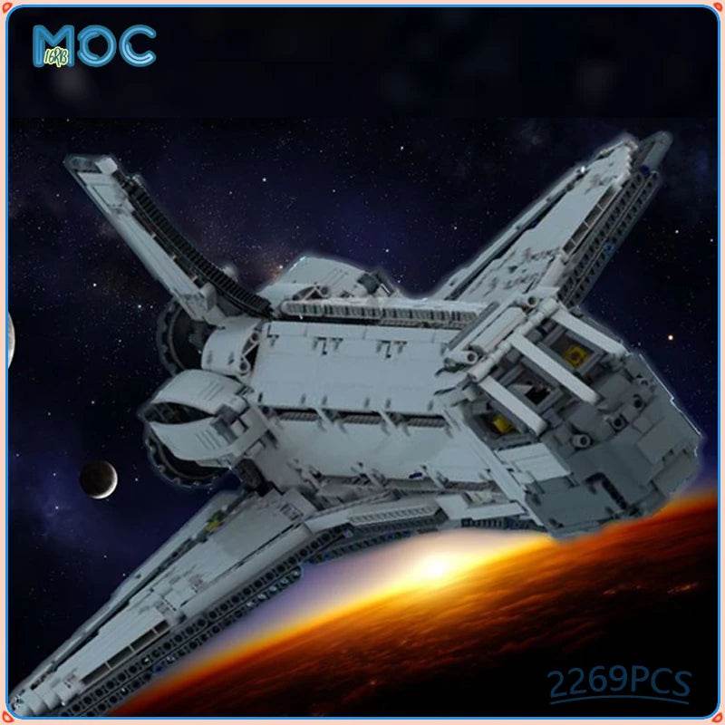 Space Shuttle Simulator Model MOC Building Blocks 2269PCS Building Bricks MOC - ToylandEU