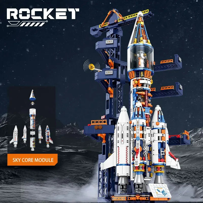 Space Station Building Blocks STEM Toy Develops Engineering Skills - ToylandEU