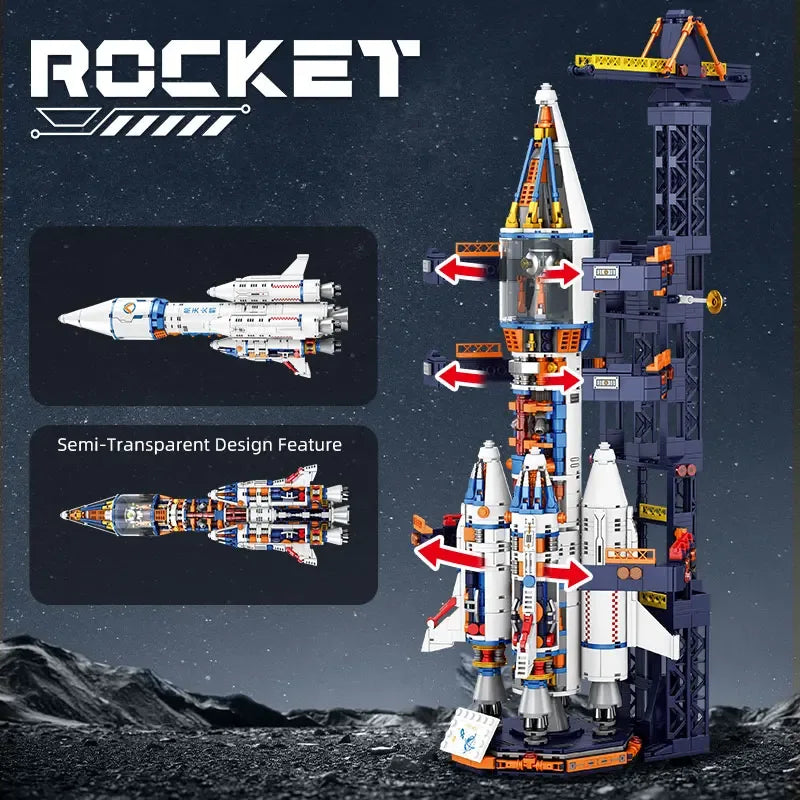 Space Station Building Blocks STEM Toy Develops Engineering Skills - ToylandEU