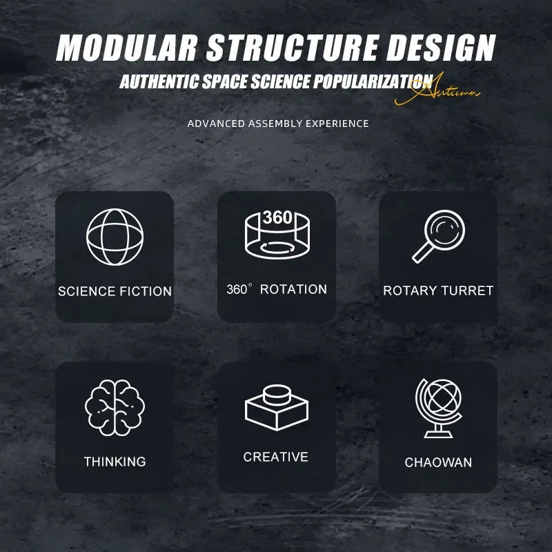 Space Station Building Blocks STEM Toy Develops Engineering Skills - ToylandEU