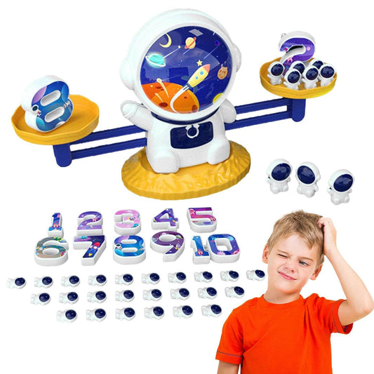 Space-Themed Astronaut Math Balance Game for Kids' Learning Fun - ToylandEU
