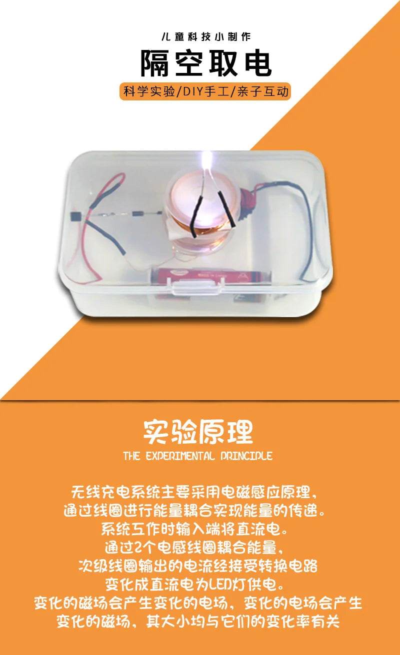 Space To Take Electromagnetism Experiment Diy Technology Primary School Electricity Popular Science Materials - ToylandEU