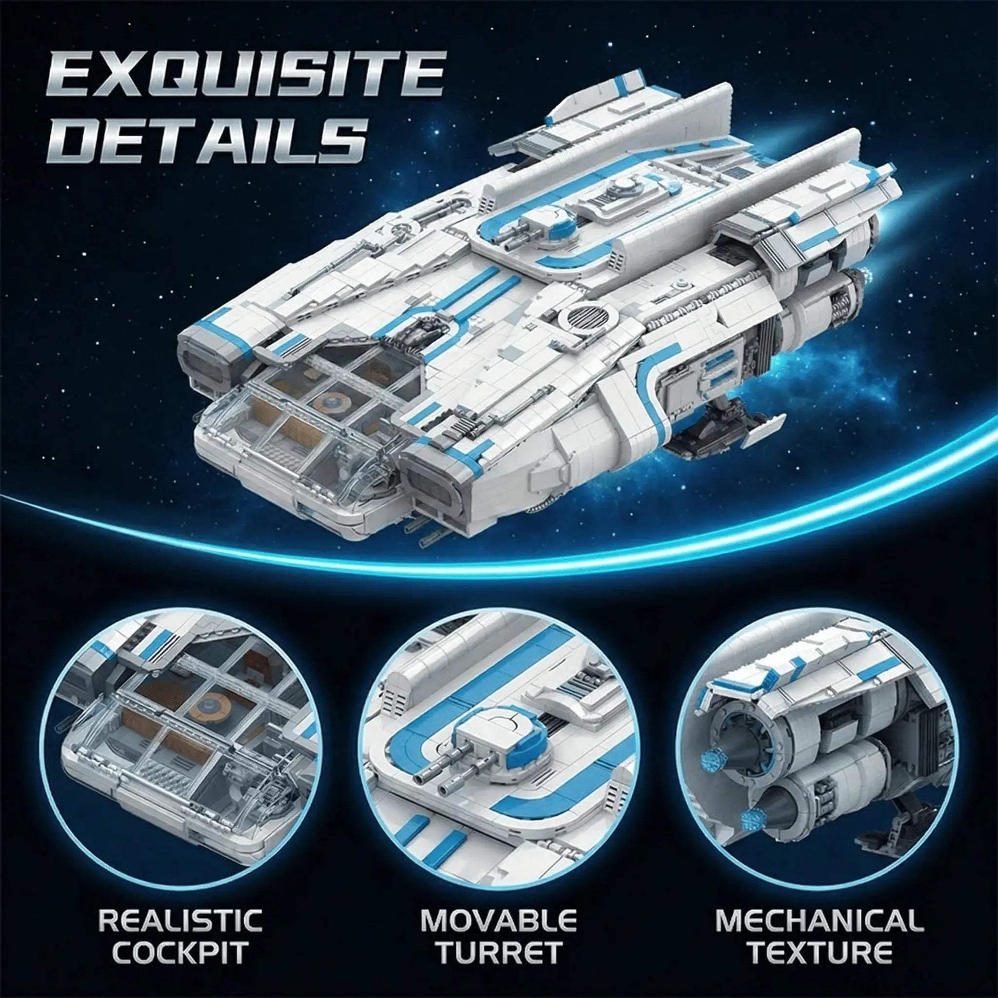  Space War Airship Building Blocks Set 5611 Pieces Lego -  ToylandEU™