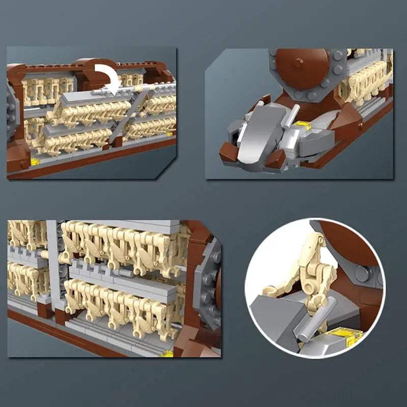 Space War Building Blocks Set Over 520 Pieces Lego Compatible - ToylandEU