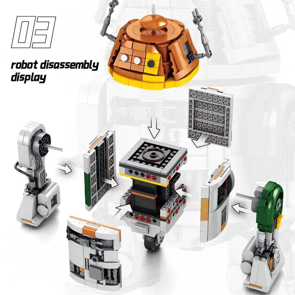 Space War Robot Building Blocks Set 988 Pieces Lego Compatible - ToylandEU