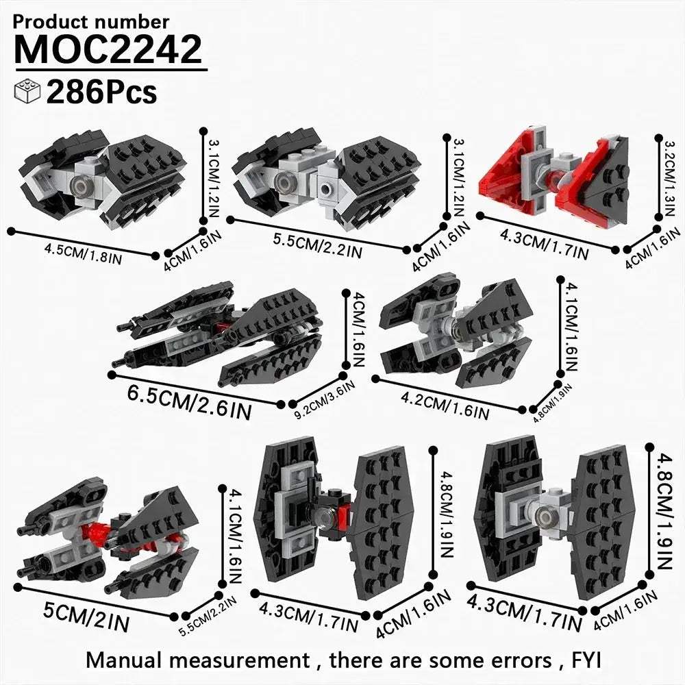 Space War Starfighter Complete Building Block Set for Adults - ToylandEU