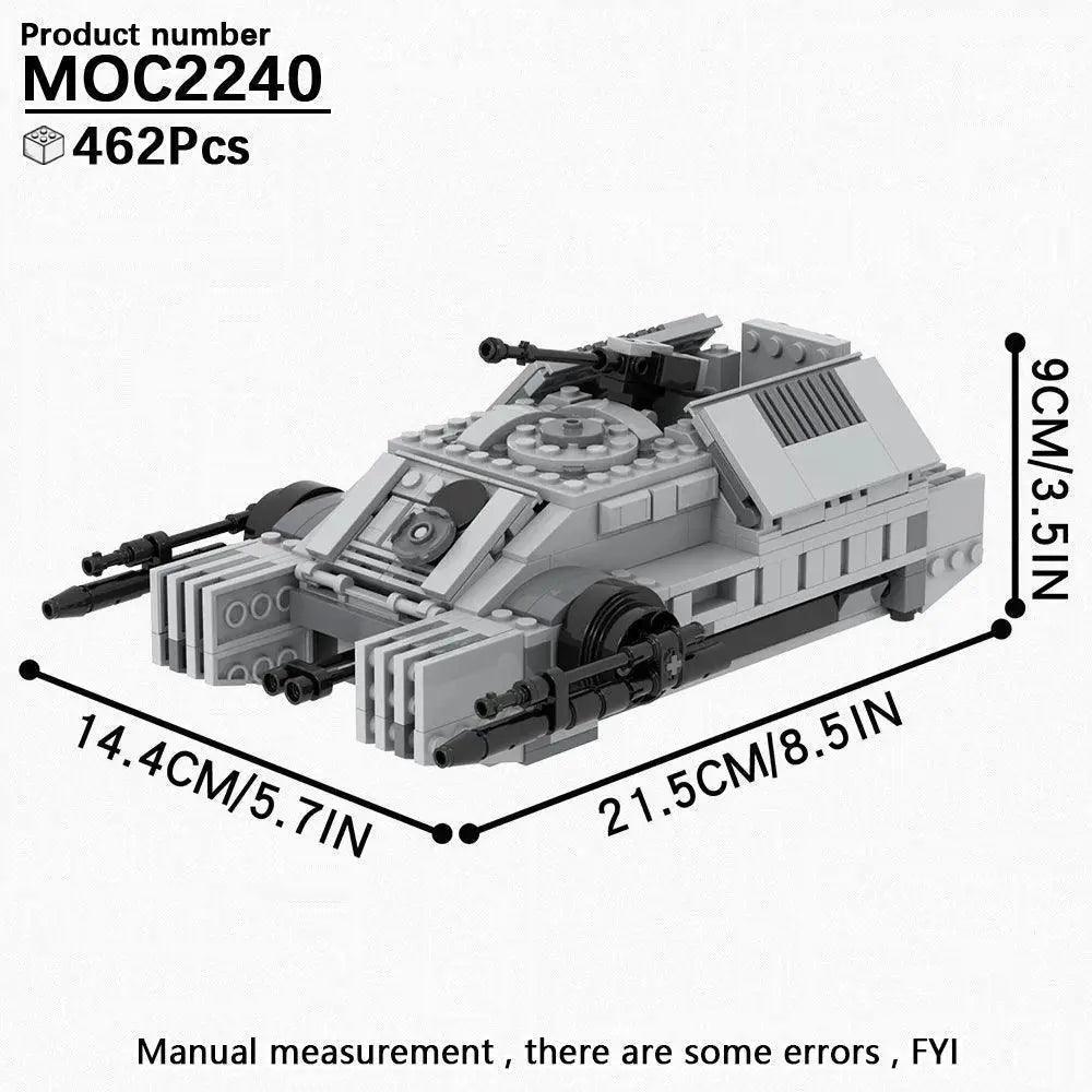 Space War Tank Building Blocks Kit Educational Diorama -  ToylandEU™