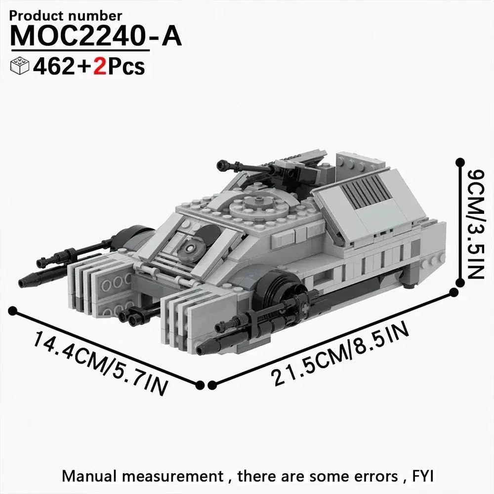  Space War Tank Building Blocks Kit Educational Diorama -  ToylandEU™