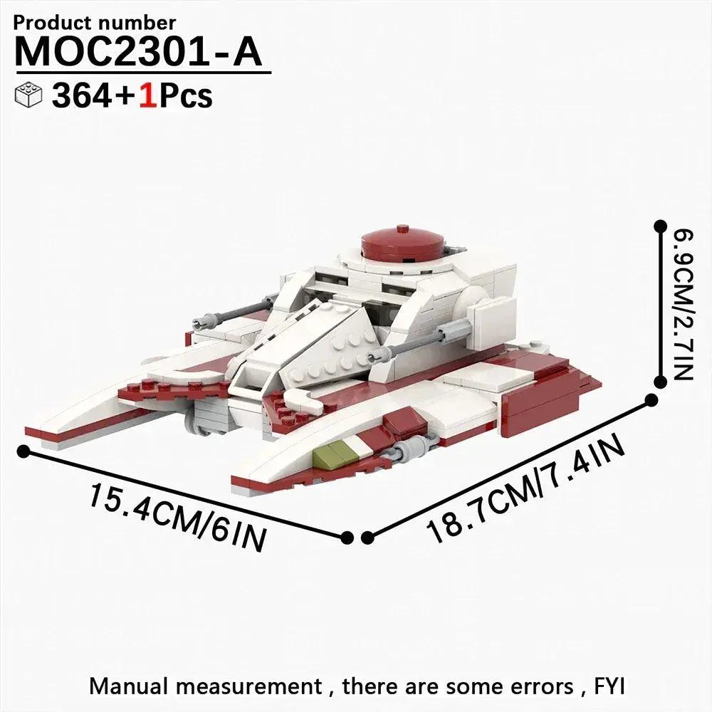  Space War Tank Building Blocks Kit Educational Diorama -  ToylandEU™