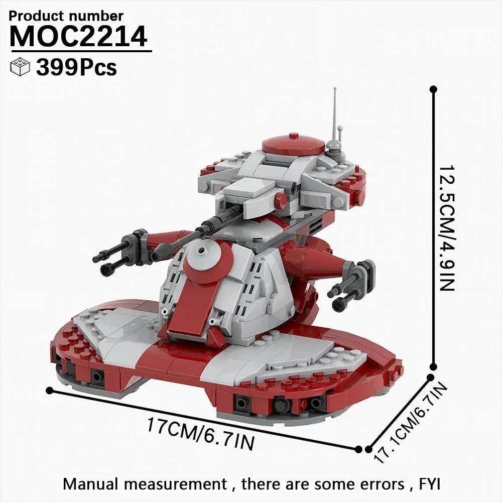  Space War Tank Building Blocks Kit Educational Diorama -  ToylandEU™