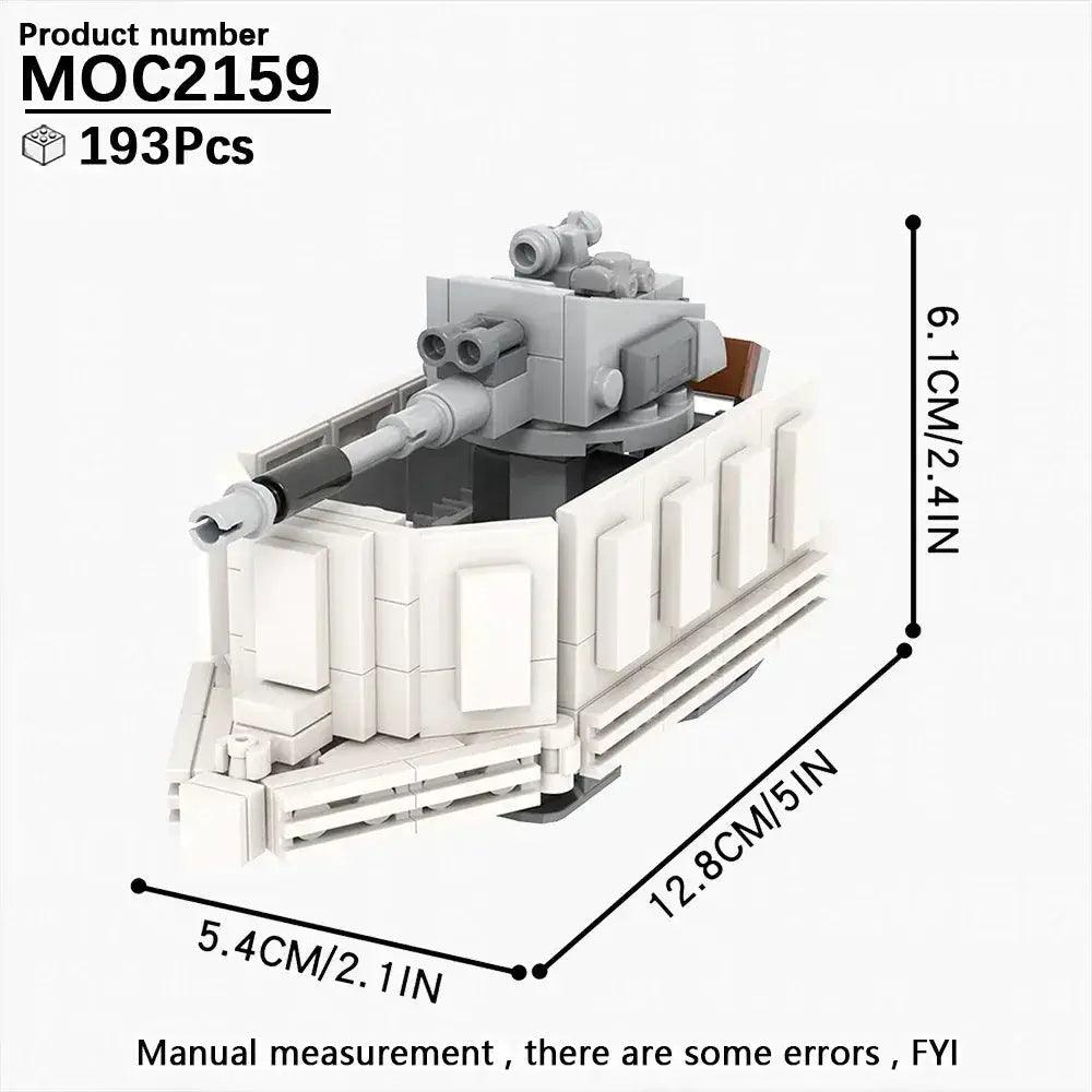  Space War Tank Building Blocks Kit Educational Diorama -  ToylandEU™
