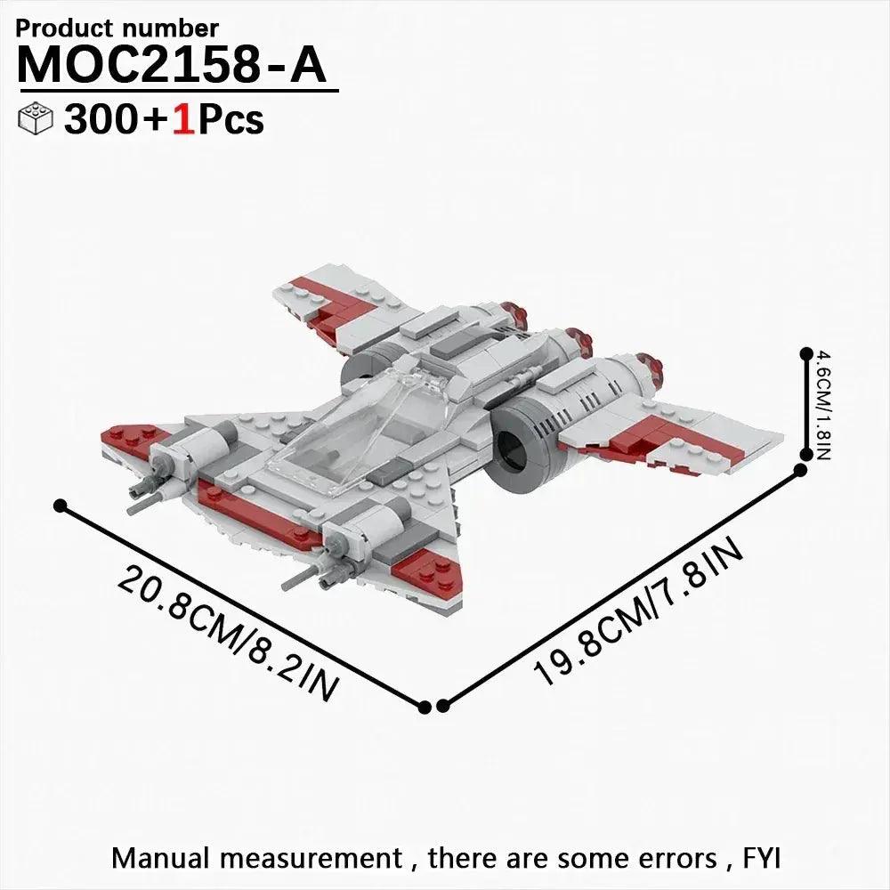  Space Wars Fighter Building Blocks Set Dioramas Stem -  ToylandEU™