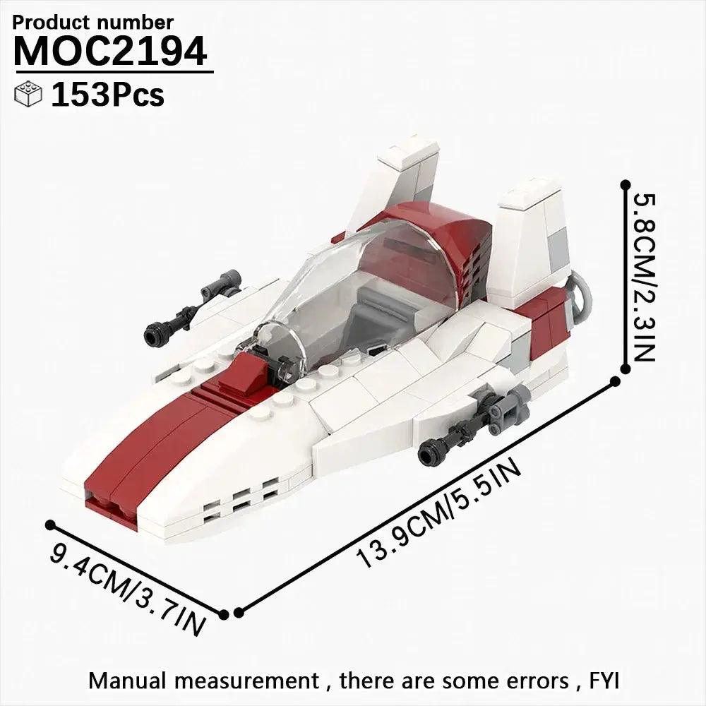  Space Wars Fighter Building Blocks Set Dioramas Stem -  ToylandEU™