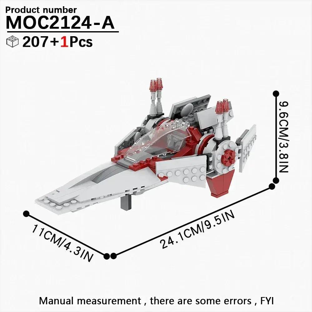  Space Wars Fighter Building Blocks Set Dioramas Stem -  ToylandEU™