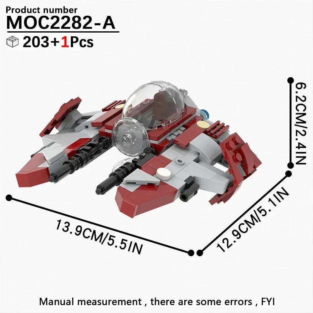  Space Wars Fighter Building Blocks Set Dioramas Stem -  ToylandEU™