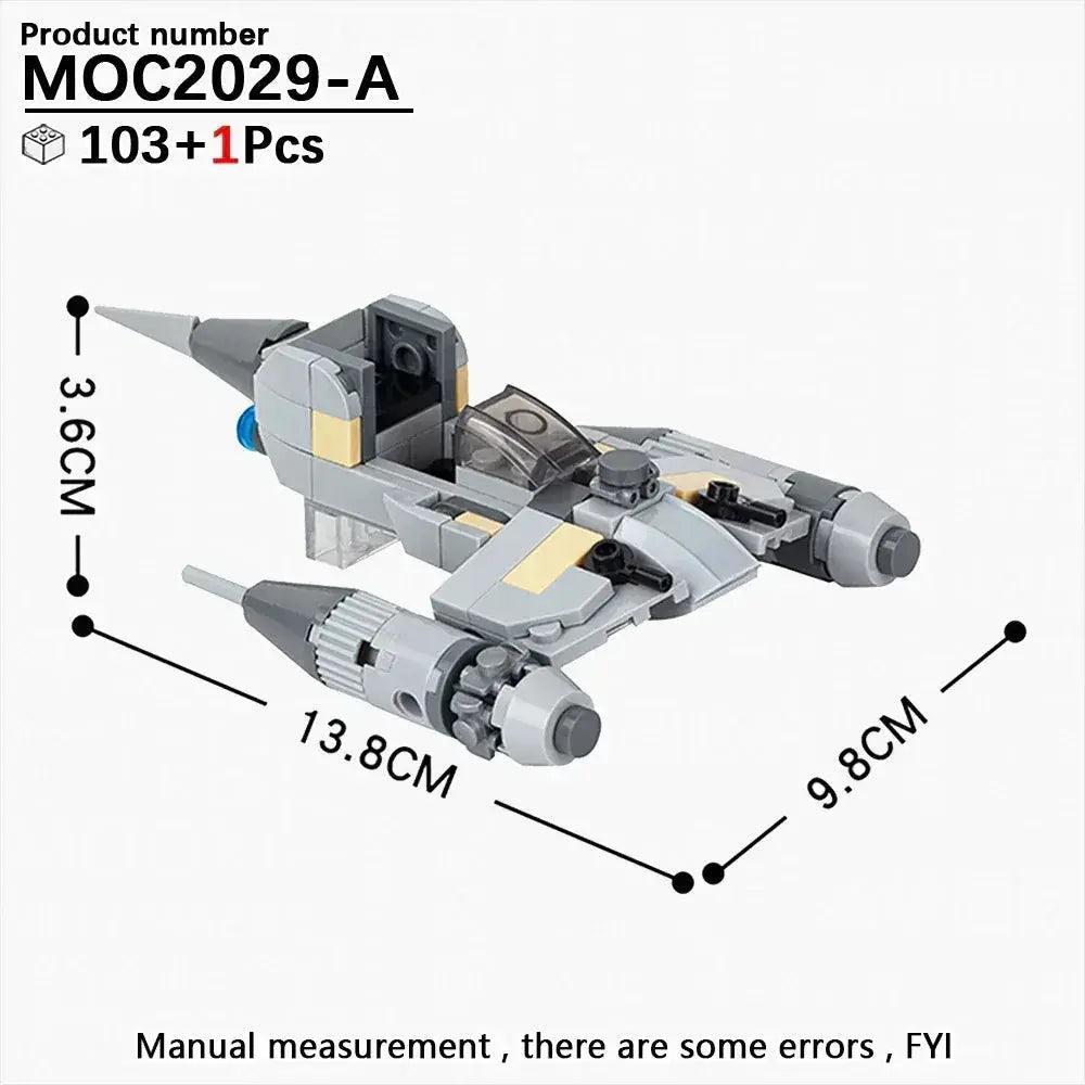  Space Wars Fighter Building Blocks Set Dioramas Stem -  ToylandEU™