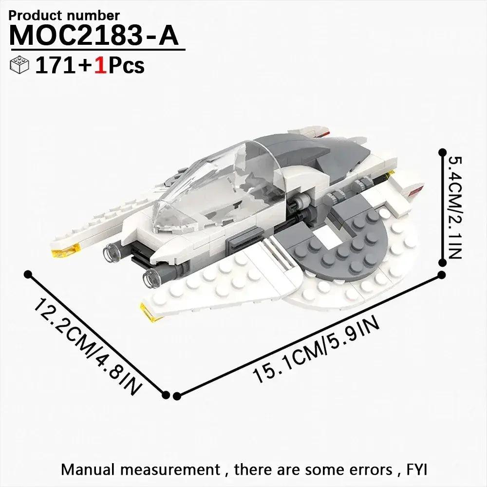  Space Wars Fighter Building Blocks Set Dioramas Stem -  ToylandEU™