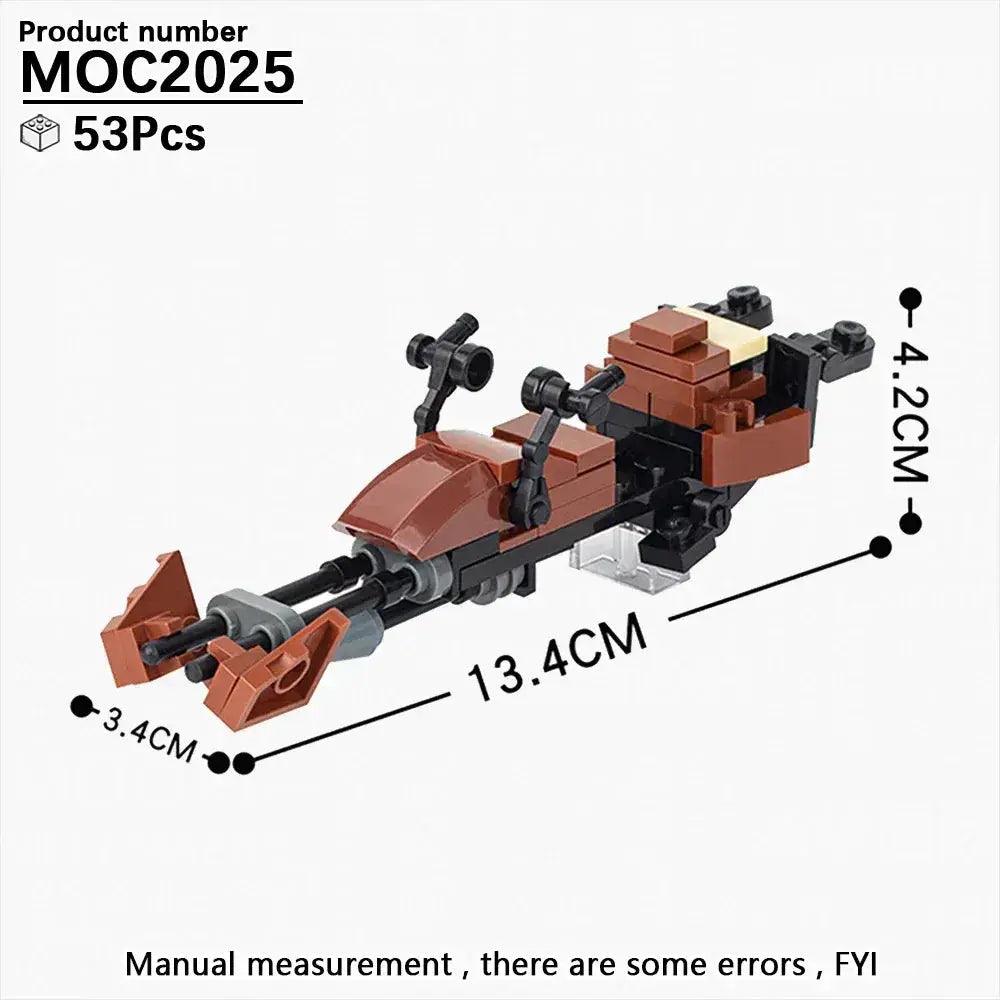  Space Wars Speeder Bike Building Blocks Set Educational -  ToylandEU™
