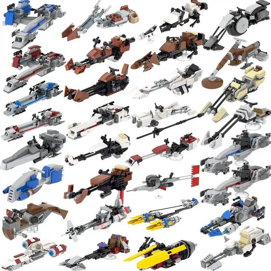  Space Wars Speeder Bike Building Blocks Set Educational -  ToylandEU™