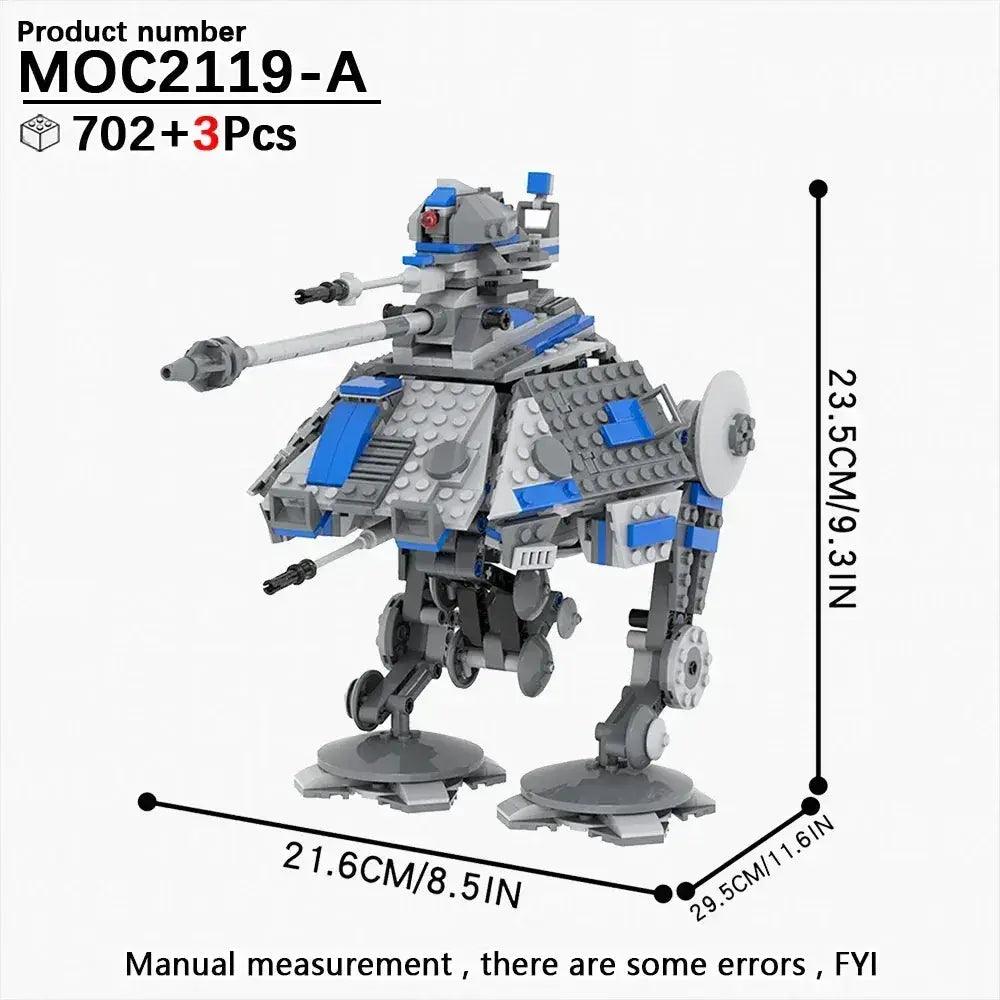  Space Wars Walking Machine Educational Toy Blocks -  ToylandEU™