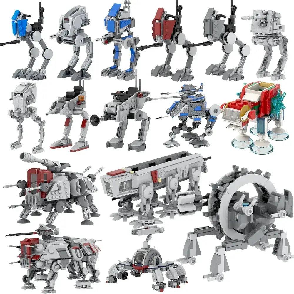  Space Wars Walking Machine Montessori Blocks Set -  ToylandEU™