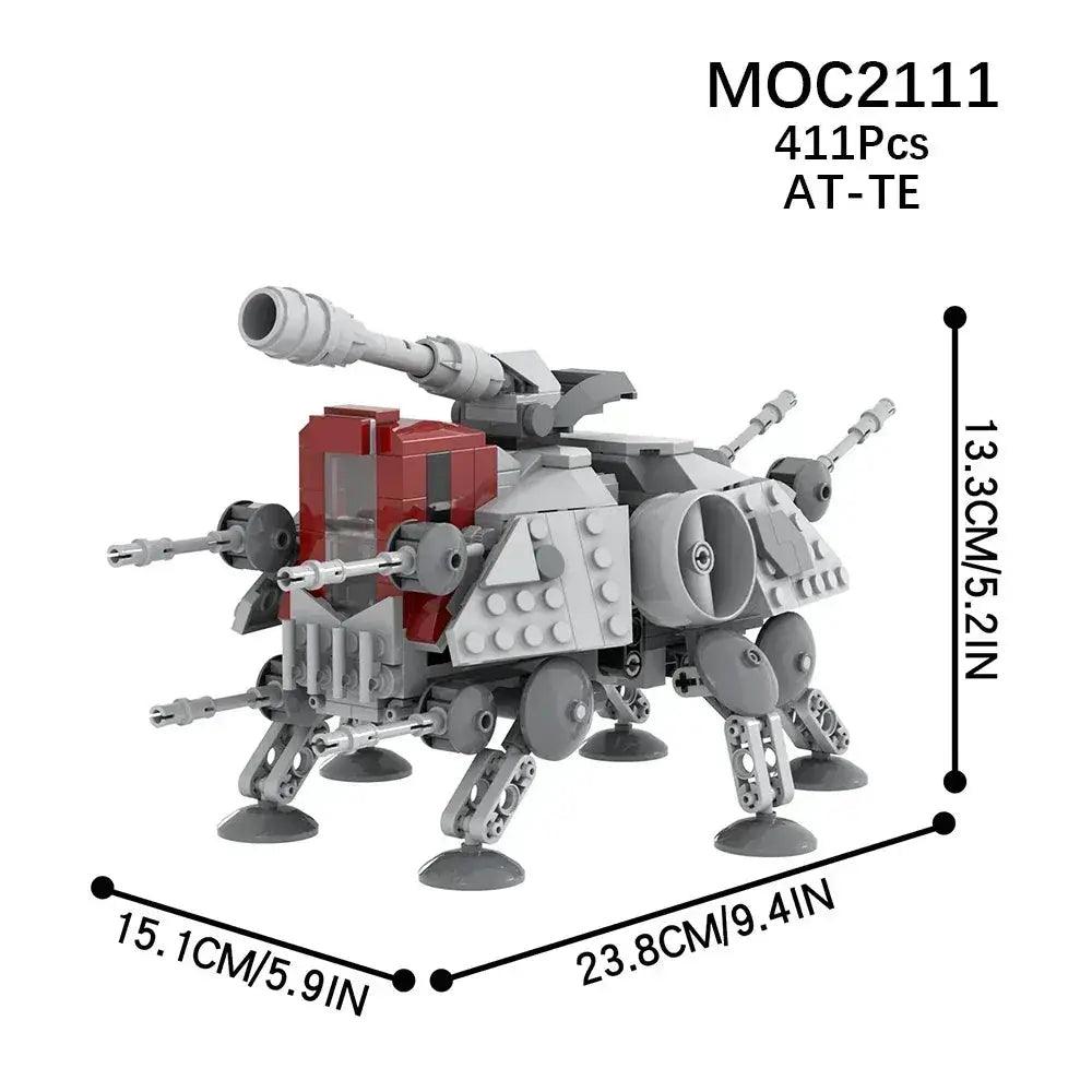  Space Wars Walking Machine Montessori Blocks Set -  ToylandEU™