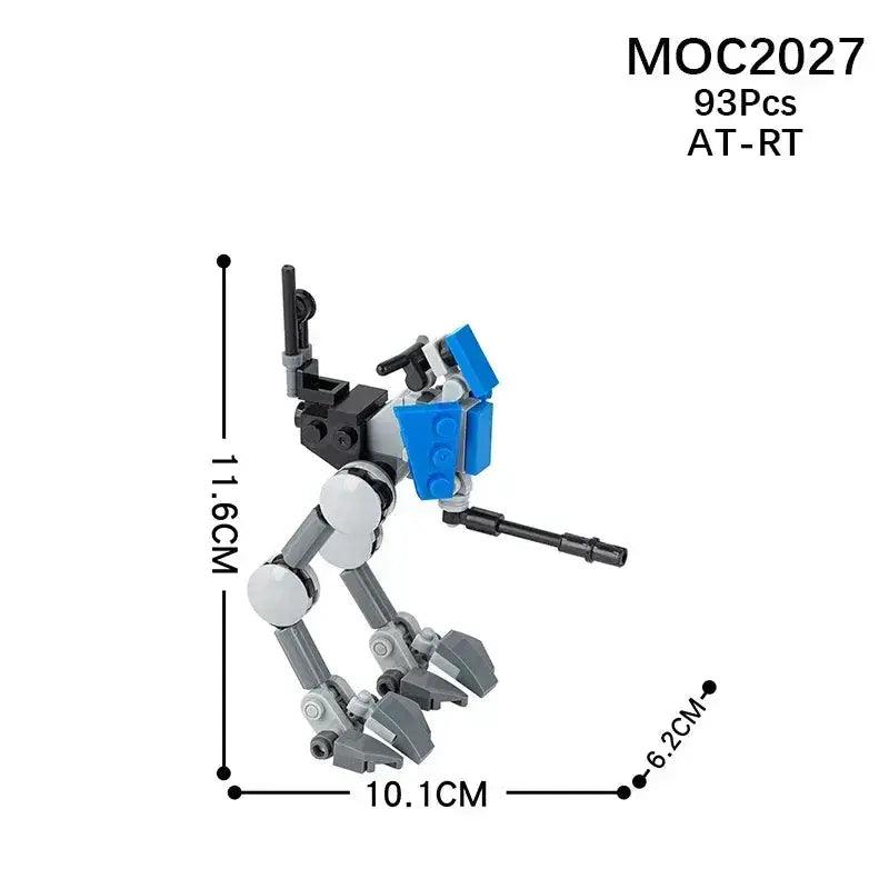  Space Wars Walking Machine Montessori Blocks Set -  ToylandEU™