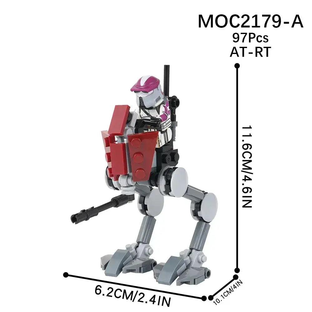  Space Wars Walking Machine Montessori Blocks Set -  ToylandEU™
