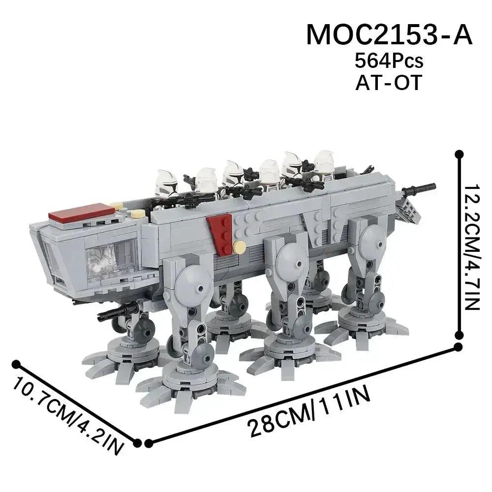  Space Wars Walking Machine Montessori Blocks Set -  ToylandEU™