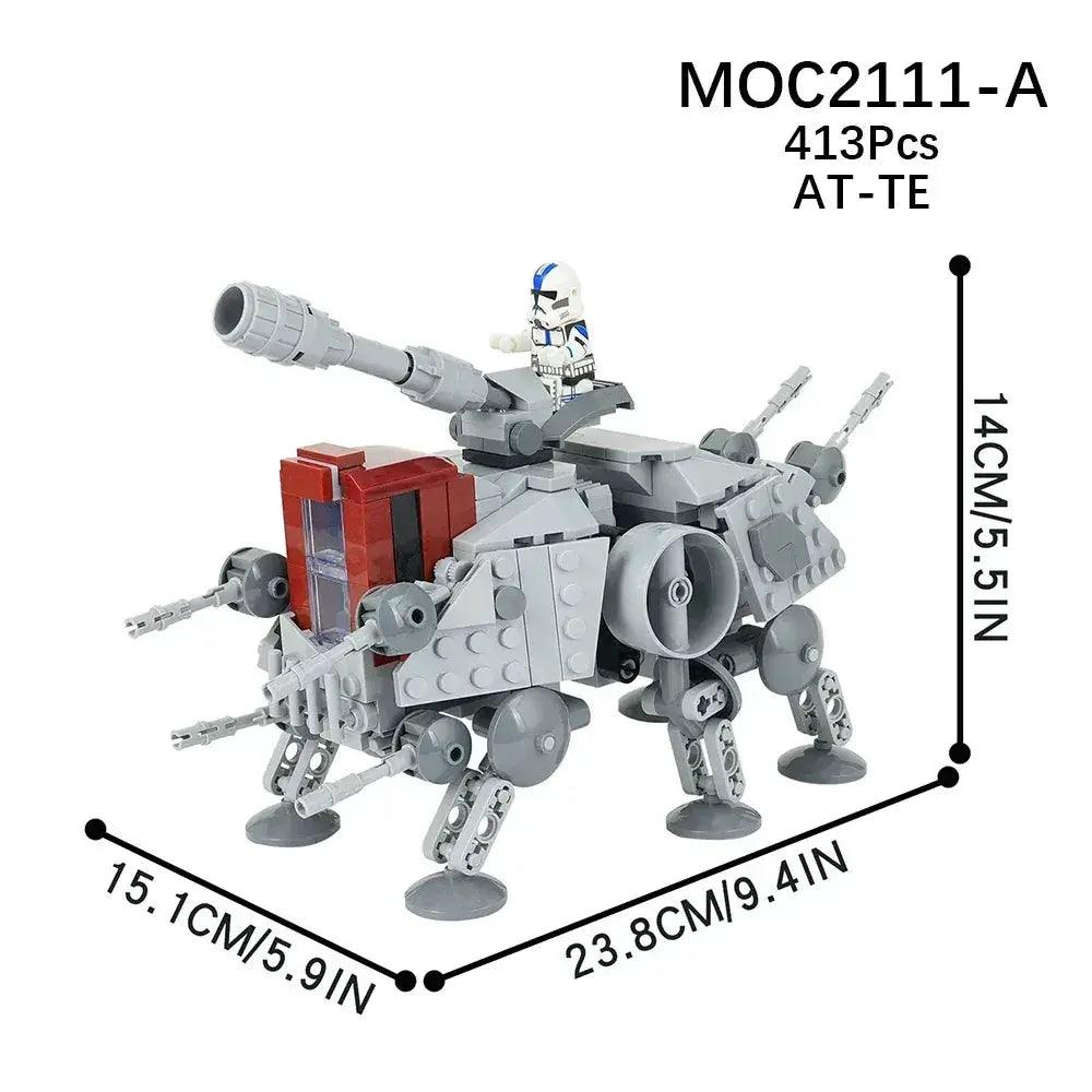  Space Wars Walking Machine Montessori Blocks Set -  ToylandEU™