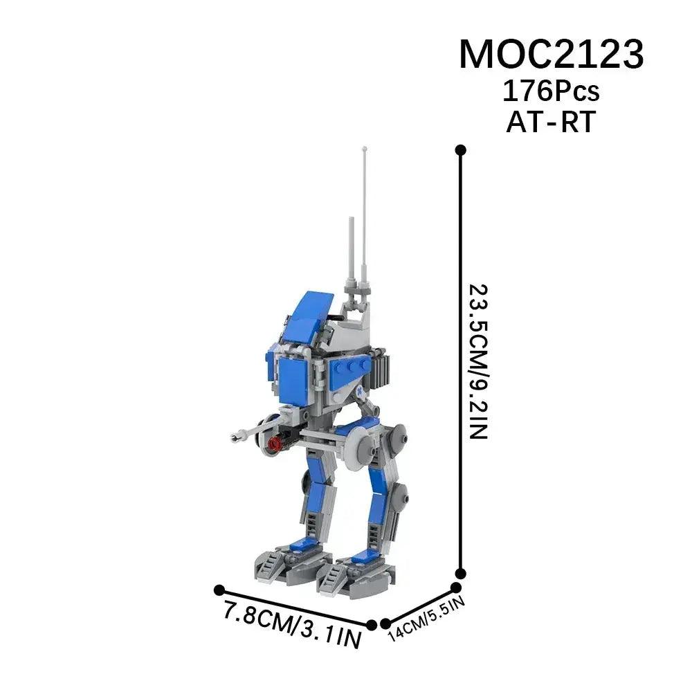  Space Wars Walking Machine Montessori Blocks Set -  ToylandEU™