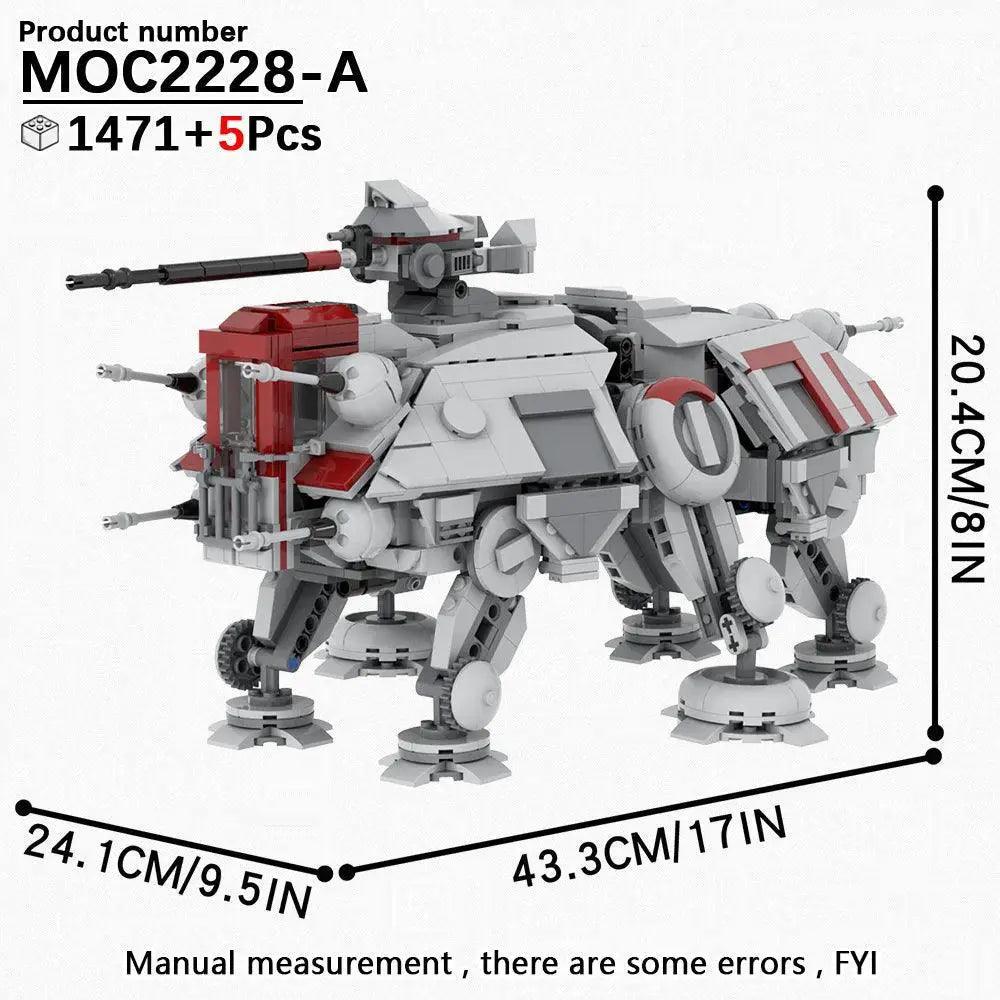  Space Wars Walking Machine Montessori Blocks Set -  ToylandEU™