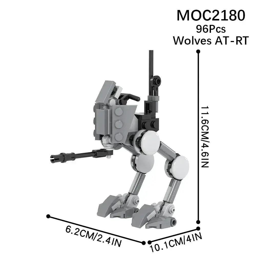  Space Wars Walking Machine Montessori Blocks Set -  ToylandEU™