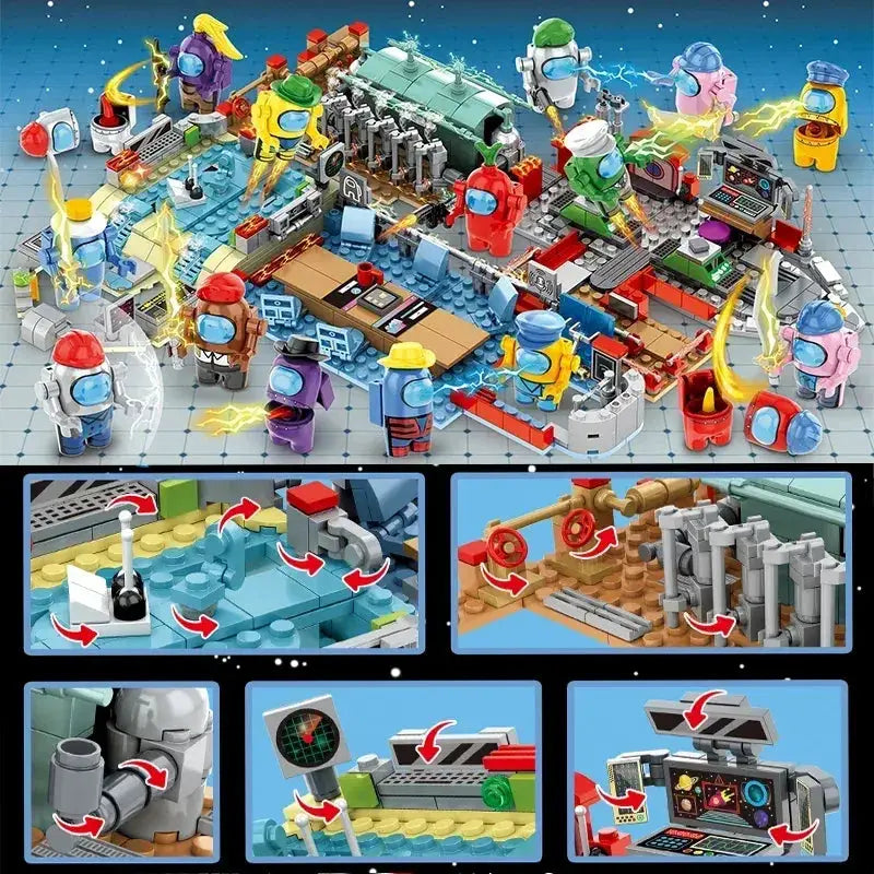 Space Werewolf Building Blocks Set Boosts Creativity and Lego Compatible - ToylandEU