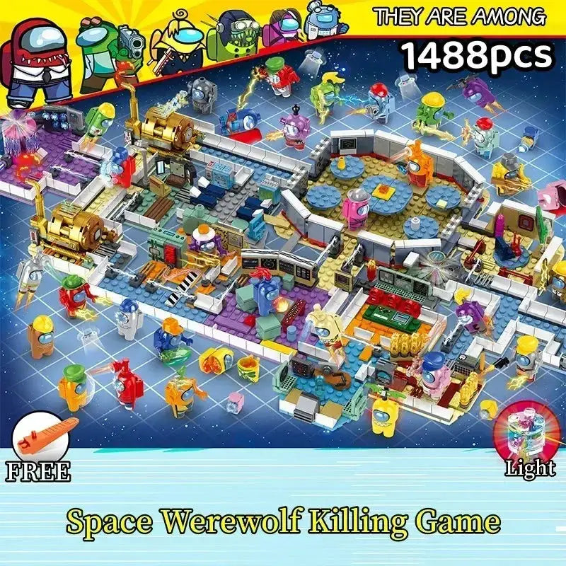 Space Werewolf Building Blocks Set Boosts Creativity and Lego Compatible - ToylandEU